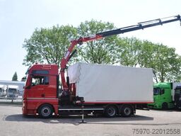 MAN TGX 26.480 XXL 6X2 HMF 2620 CRANE + BDF BODY + ...