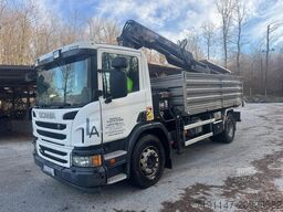 Scania P320 + HIAB 144 + GARNIER Kiper