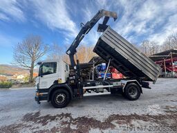 Scania P320 + HIAB 144 + GARNIER Kiper