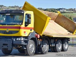 RENAULT KERAX 410 DXI* KIPPER 6,00m + BORDMATIC/ 8x4