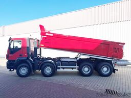 Iveco-Magirus Trakker AD410T50 8x4 Trakker AD410T50 8x4, Stahlmulde ca. 16m³, hydr. Heckklappe