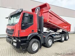 Iveco-Magirus Trakker AD410T50 8x4 Trakker AD410T50 8x4, Stahlmulde ca. 16m³, hydr. Heckklappe