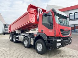 Iveco-Magirus Trakker AD410T50 8x4 Trakker AD410T50 8x4, Stahlmulde ca. 16m³, hydr. Heckklappe