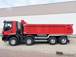 Iveco-Magirus Trakker AD410T50 8x4 Trakker AD410T50 8x4, Stahlmulde ca. 16m³, hydr. Heckklappe