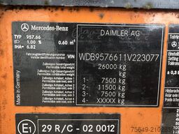 Mercedes-Benz Econic 2629 LL 6x2/4 NLA Econic 2629 LL 6x2/4 NLA, EEV, Lenkachse, Haller X2C, Zöller-Schüttung