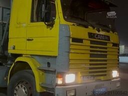 SCANIA R 112 M 2 SEITENKIPPER KRAN