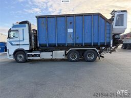 Volvo FH500 6x2 hook truck with 24t joab hook, 35m³ cont
