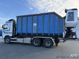 Volvo FH500 6x2 hook truck with 24t joab hook, 35m³ cont