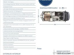 HYMER/ERIBA Grand Canyon S CrossOver 600 4x4 AHK 2.8t Leder
