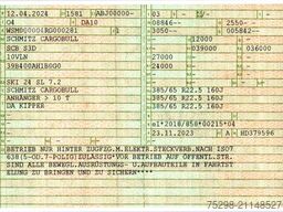 SCHMITZ CARGOBULL SKI 24 SL 7.2 / Liftachse