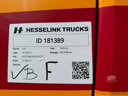 DAF XF 440 Space Cab Hydraulic ACC NL Truck APK/TUV...
