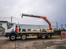 RENAULT KERAX 370 + PALFINGER 15T/M+2EXT.