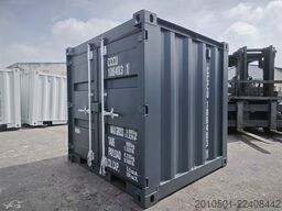 6 Fuß Seecontainer / Anthrazit Lichtgrau / Minicontainer /Baucontainer