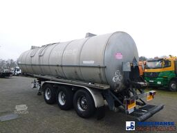 Trailor Heavy oil / bitumen tank steel 31.1 m3 / 1 comp