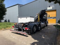 scania G 480 - 8x2 - Abroller - Kran HMF 4220 K