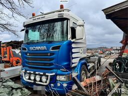 Scania R580 6x2 hook lift truck with JOAB body Repair obj