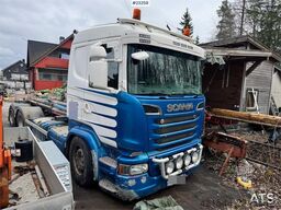 Scania R580 6x2 hook lift truck with JOAB body Repair obj