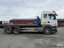 Scania R500 plow rigged hook truck w/ 20T hook. WATCH VID