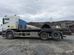 Scania R500 plow rigged hook truck w/ 20T hook. WATCH VID