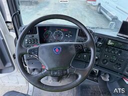 Scania R500 plow rigged hook truck w/ 20T hook. WATCH VID