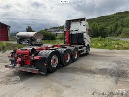Volvo FH540 8x4 plow rigged hook truck w/ underlying bla