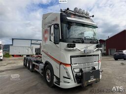 Volvo FH540 8x4 plow rigged hook truck w/ underlying bla