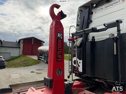 Volvo FH540 8x4 plow rigged hook truck w/ underlying bla