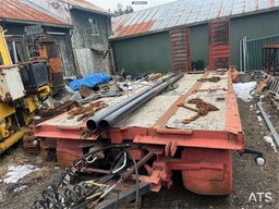Goldhofer 3 axle machine trailer.