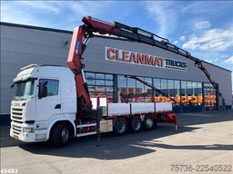Scania R 490 8x4 Euro 6 Retarder HMF 60 Tonmeter laadk...