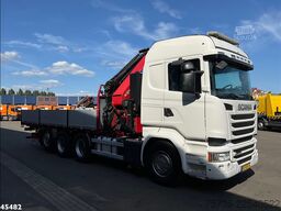 Scania R 490 8x4 Euro 6 Retarder HMF 60 Tonmeter laadk...