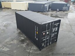 one Way Seecontainer / 20 Fuß / RAL 9005 Containerlager / Materiallager / schwarz