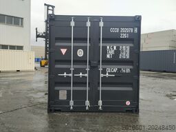 one Way Seecontainer / 20 Fuß / RAL 9005 Containerlager / Materiallager / schwarz