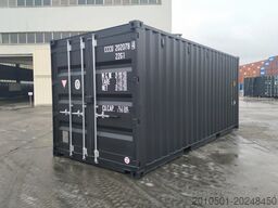 one Way Seecontainer / 20 Fuß / RAL 9005 Containerlager / Materiallager / schwarz
