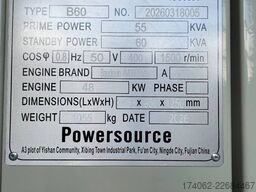Baudouin 4M06G55/5 - 60 kVA Generator - DPX-19865