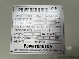 Baudouin 6M11G165/5 - 165 kVA Generator - DPX-19870