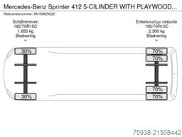 Mercedes-Benz Sprinter 412 5-CILINDER WITH PLAYWOOD BOX (MANU...