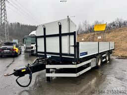 Konar flatbed trailer with sideboards
