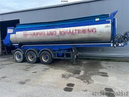 Langendorf 3 axle asphalt semi w/ Hydraulic canopy