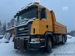 Scania R500 snowplow-equipped tipper truck – SEE VIDEO