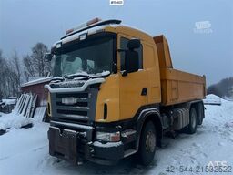 Scania R500 snowplow-equipped tipper truck – SEE VIDEO