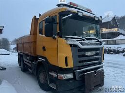 Scania R500 snowplow-equipped tipper truck – SEE VIDEO