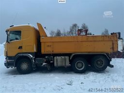 Scania R500 snowplow-equipped tipper truck – SEE VIDEO