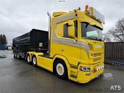 Scania R580 6x4 tractor, hydraulic system and gold agreem