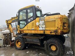 Komatsu PW160-7H wheeled excavator, a repair object withou