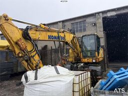 Komatsu PW160-7H wheeled excavator, a repair object withou