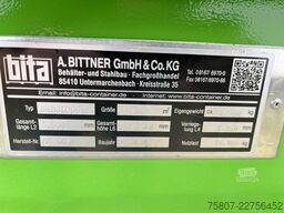 Bittner 10 kbm Hecktüre gelbgrün 5,5m Länge