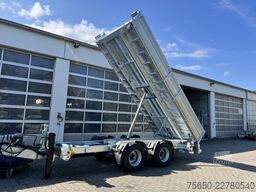 Möslein TTD 19 B  19 t Tandemkipper- Tieflader hydraulischer Klappe Breitbereifung
