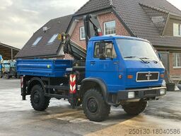 MAN 8.180 BB 4x4 Hiab LK Pritschenaufbau