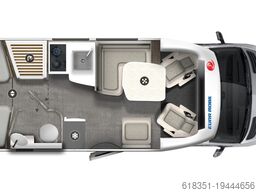 EURA MOBIL PROFILA T 726 EB, Maxi 4,5 t, Automatik, Lithium