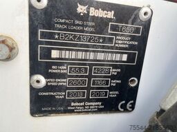 BOBCAT T650 High Flow/Grabenfräse/Schaufel/Palettengab